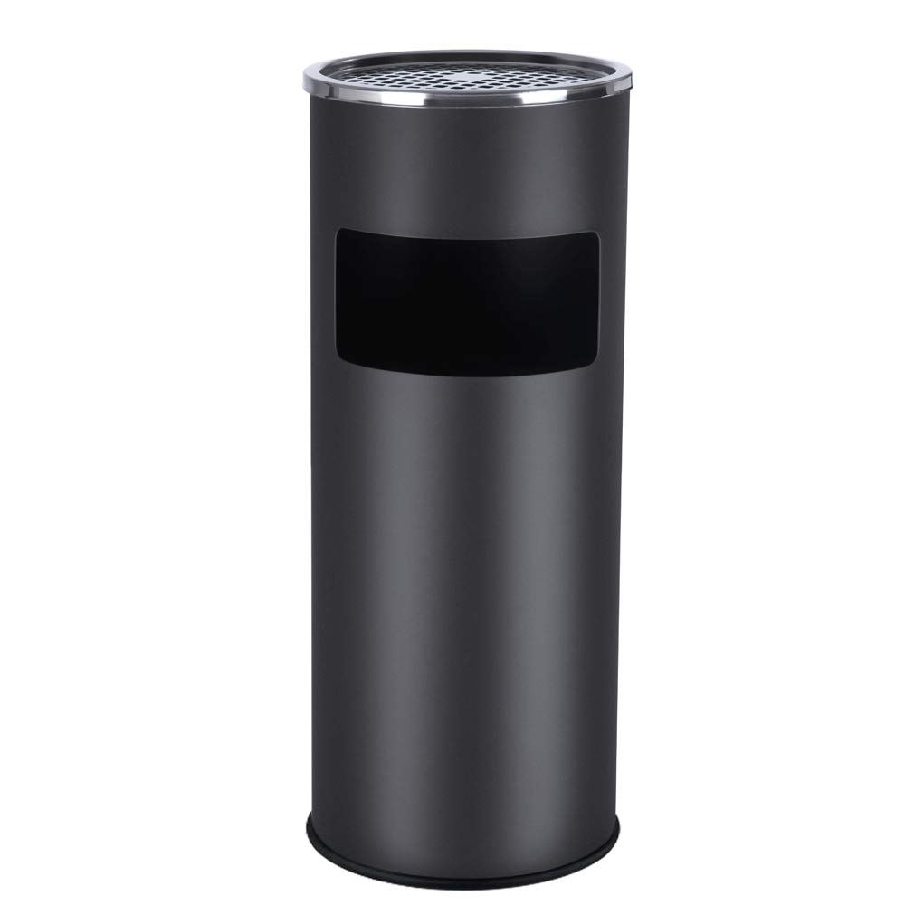 songmics-standaschenbecher-ltb17c-30-l-m-lleimer-mit-aschenbecher-24-5-cm-schwar image 1