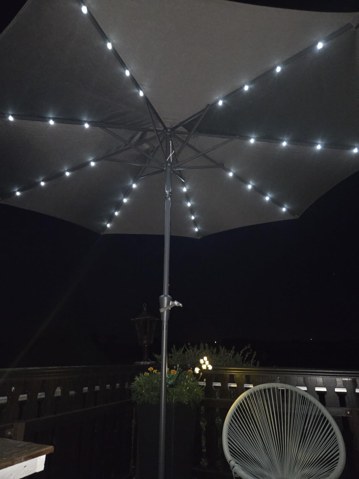 Toller Schirm mit Licht
