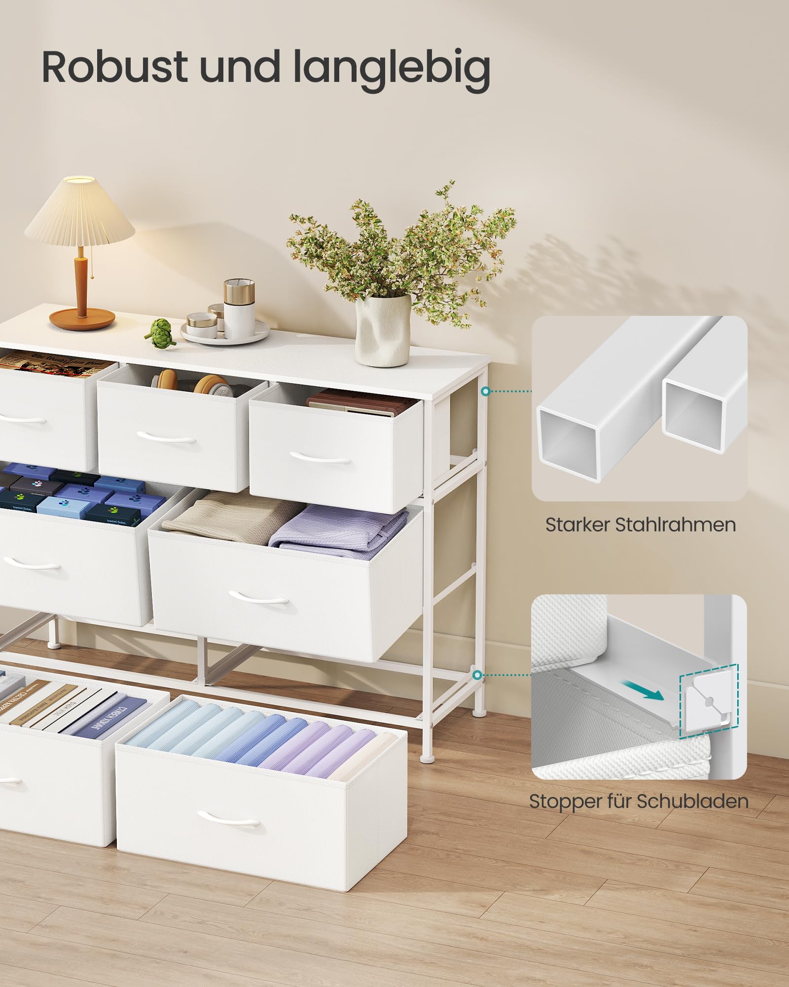 songmics-bellah-lgs323wh01-kommode-7-schubladen-wolkenwei-schneewei image 6