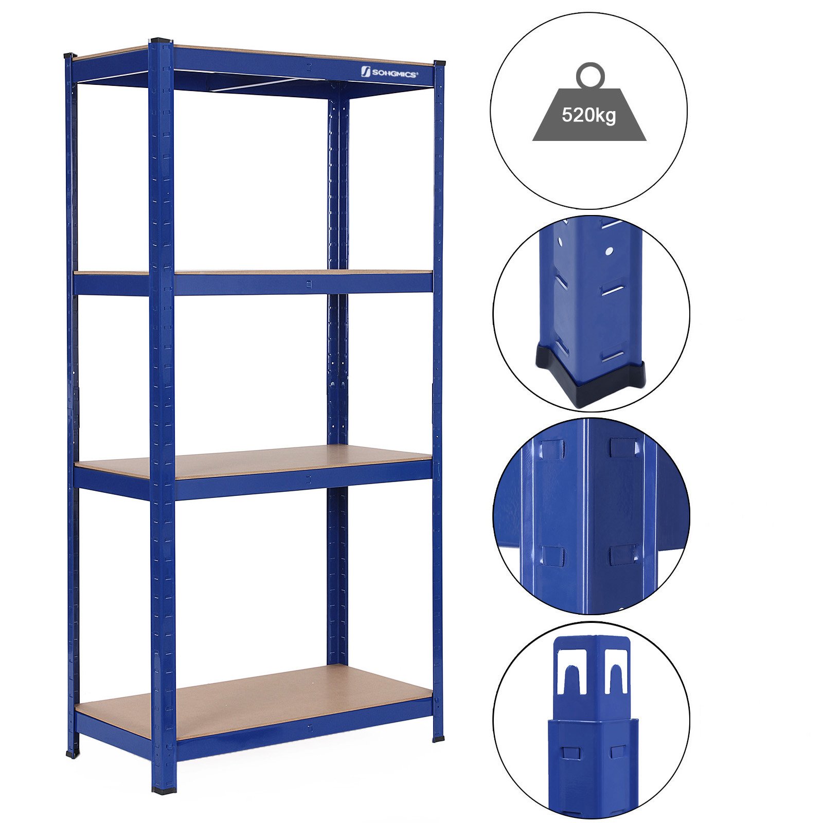 songmics-schwerlastregal-glr44q-blau-40-x-80-x-160-cm-520-kg-4-b-den image 4