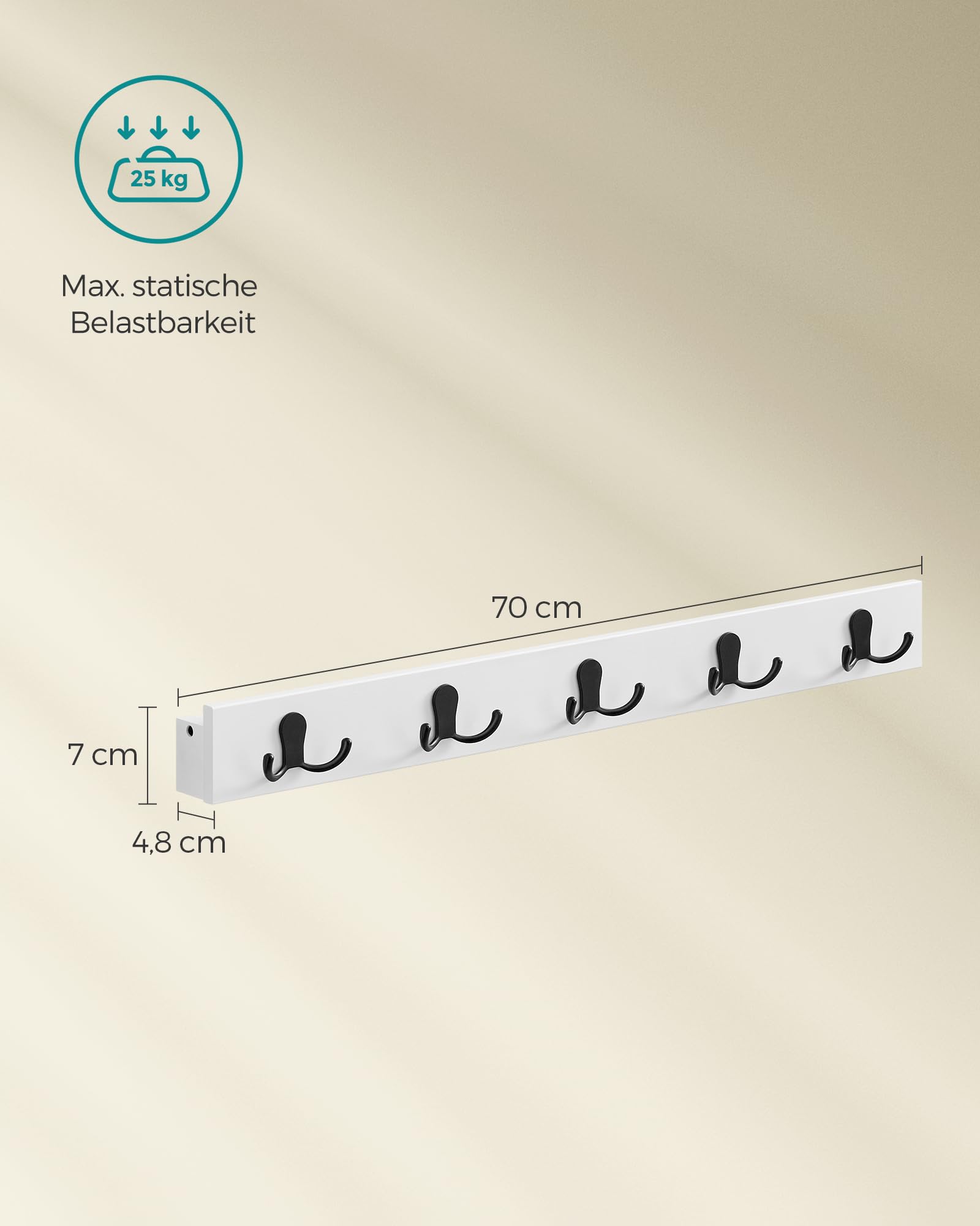 songmics-wandgarderobe-lcr005w01-wolkenwei-mit-ablage-5-haken image 3