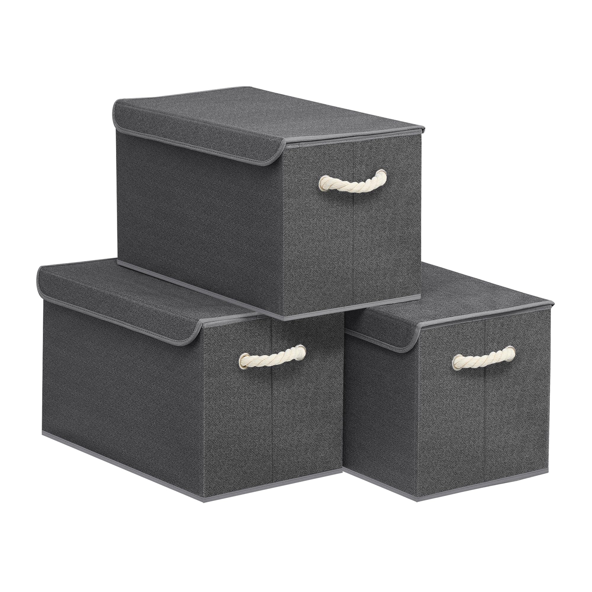 songmics-aufbewahrungsbox-mit-deckel-3er-set-38x25x25-cm-schiefergrau image 7