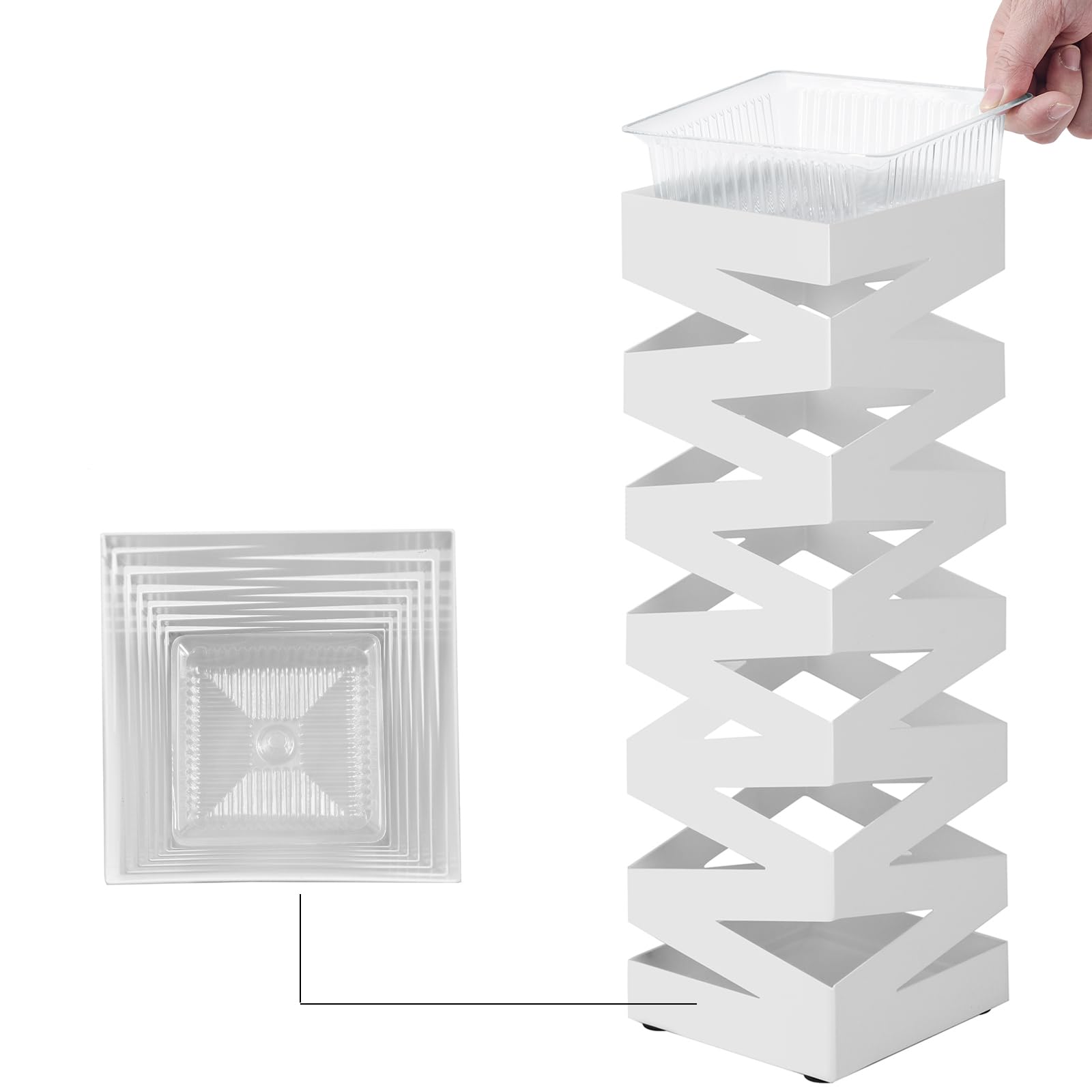 songmics-schirmst-nder-aus-metall-quadratisch-15-5-x-15-5-x-49-cm image 4