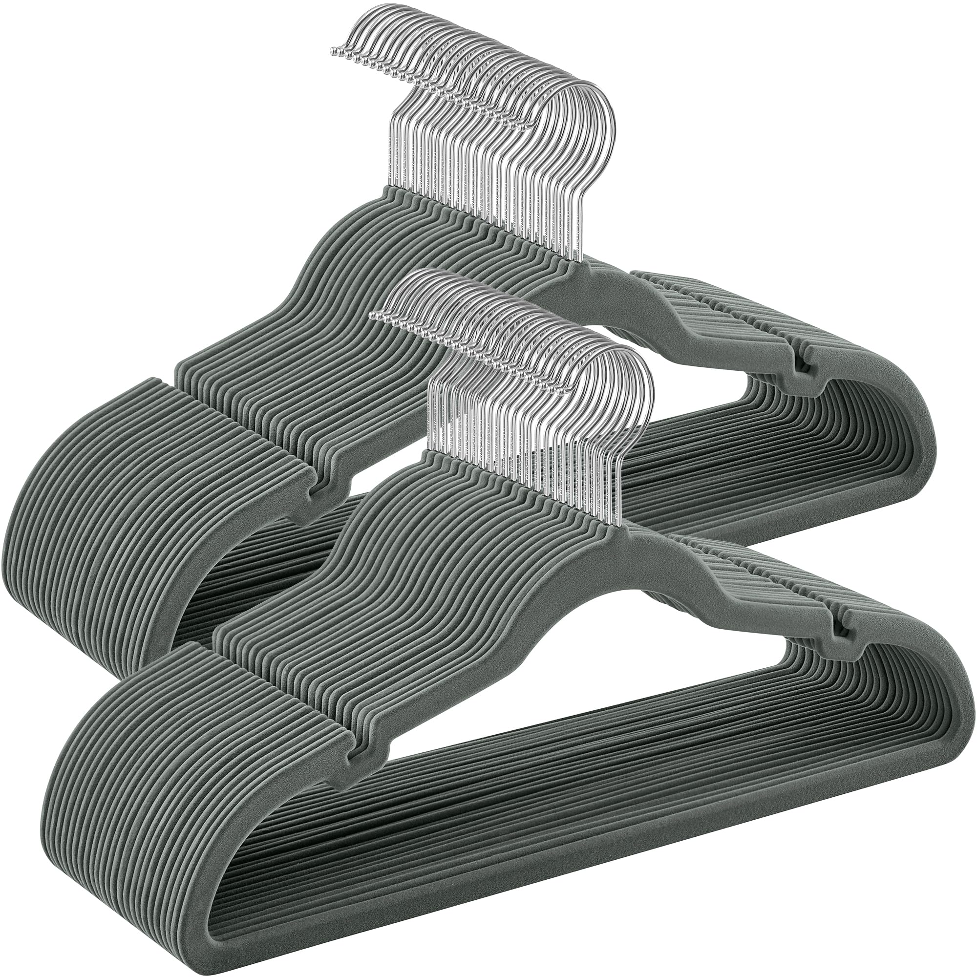 songmics-kleiderb-gel-samt-crf029g05-50er-set-grau-43-cm-0-6-cm-mit-360-haken image 1