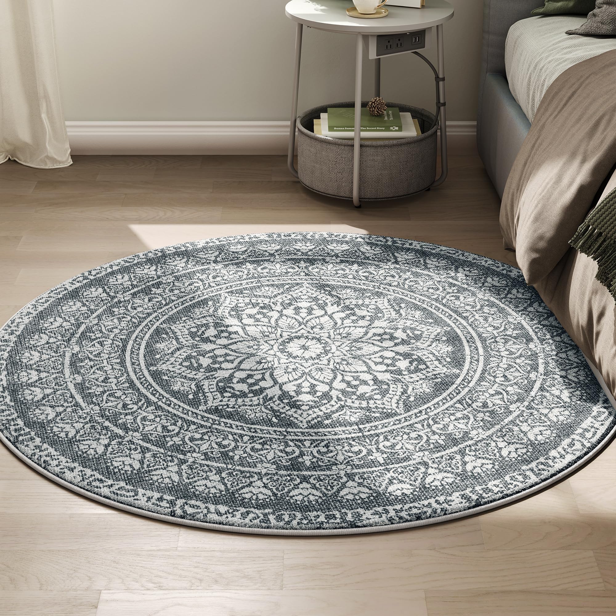 songmics-home-rutschfester-teppich-120-x-120-cm-waschbar-beige image 1