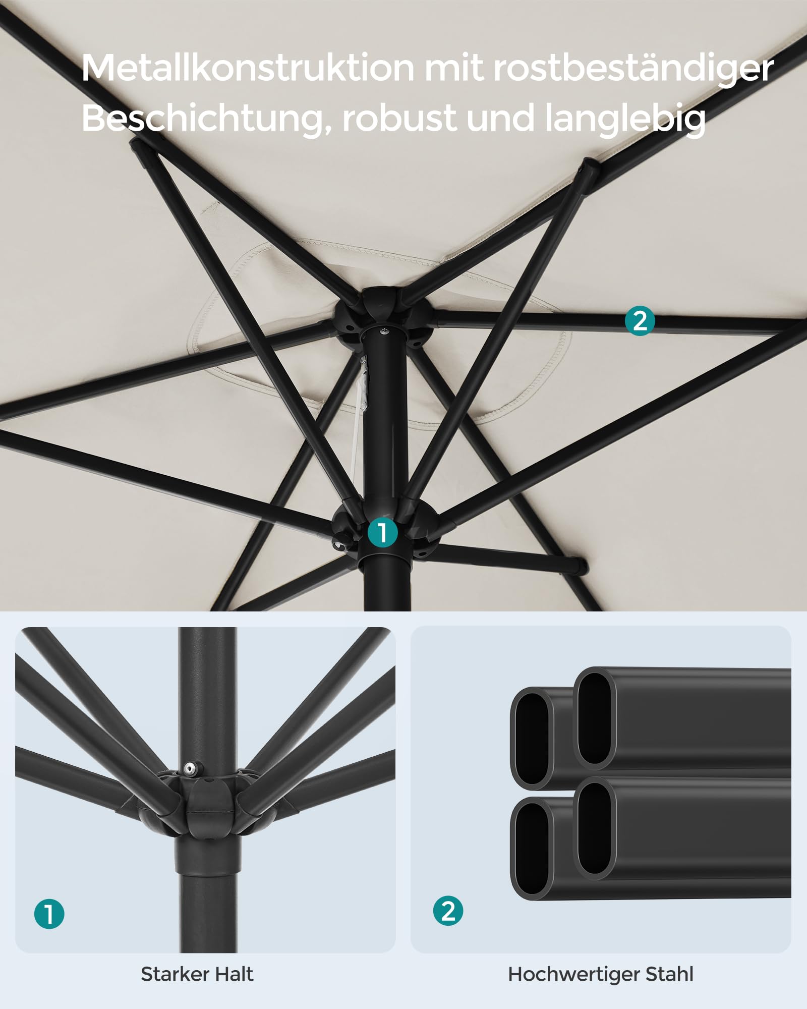 songmics-sonnenschirm-300-x-200-cm-upf-50-rechteckiger-balkonschirm-ohne-st-nder-2 image 6