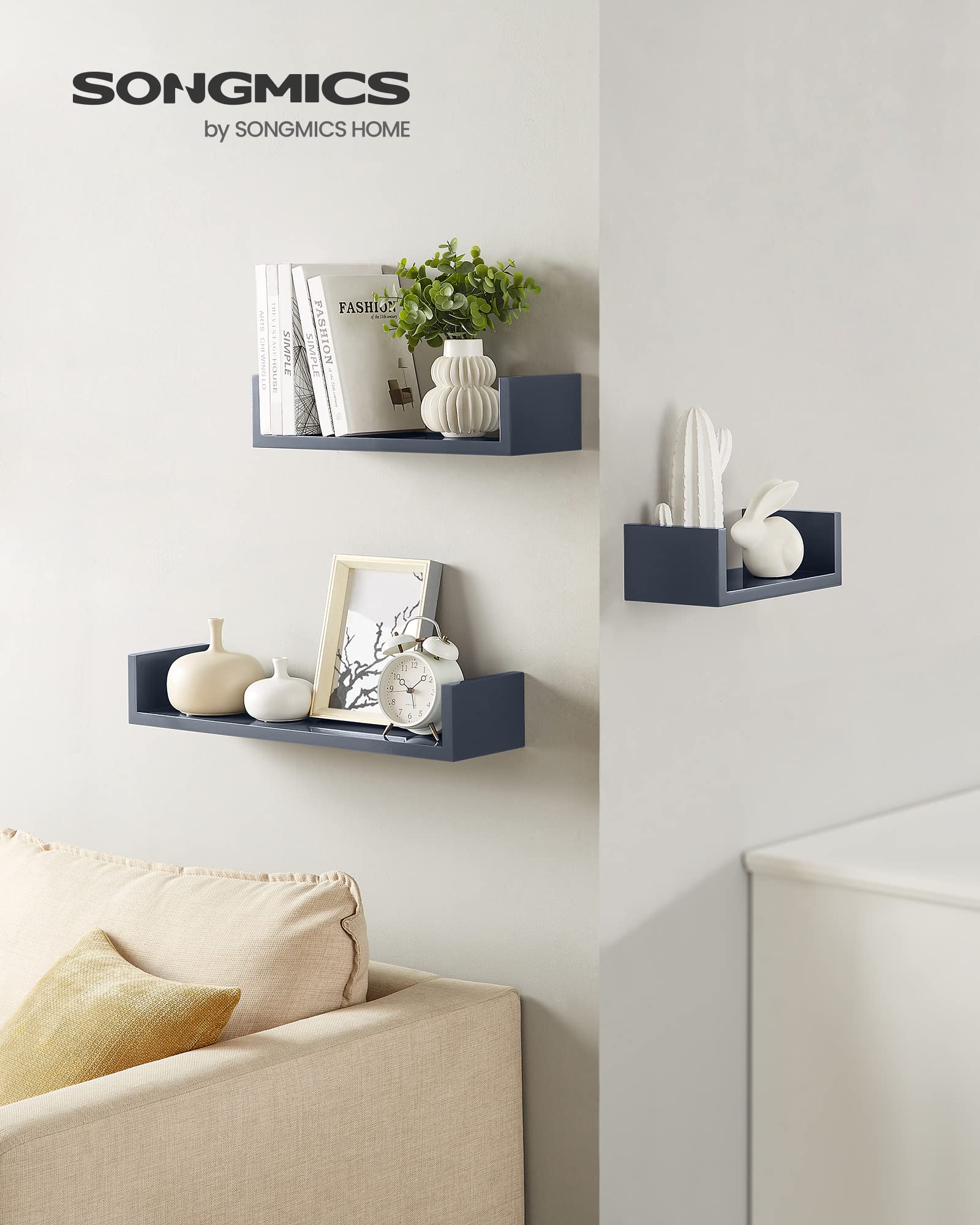 songmics-h-ngeregal-lws66gy-3er-set-u-form-grau-gl-nzend-30-45-60-cm image 2