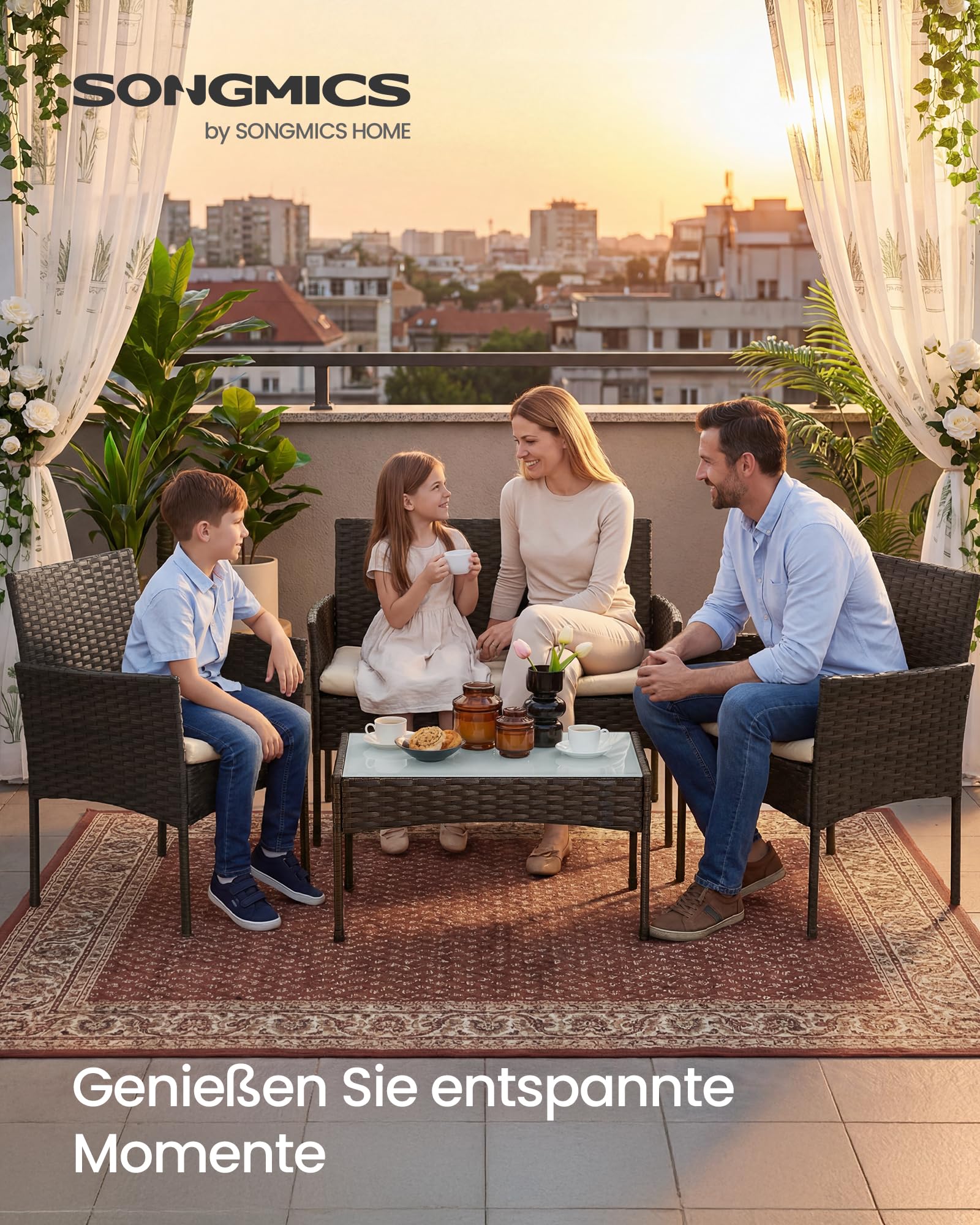 songmics-gartenm-bel-set-ggf004k05-pe-polyrattan-lounge-set-braun-taupe image 2