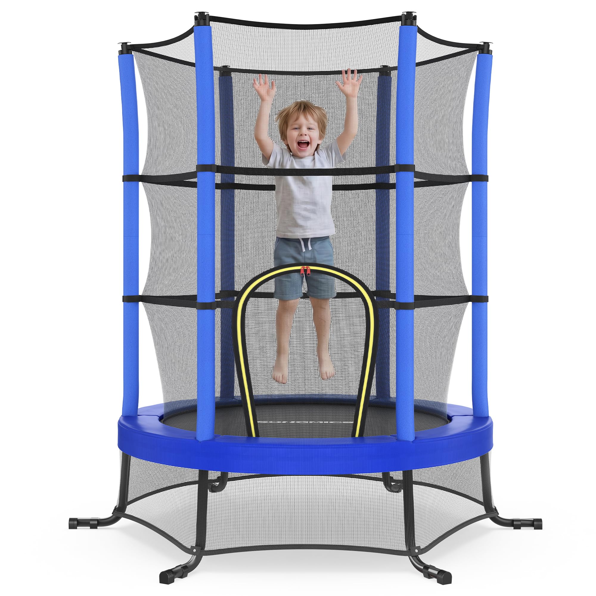 songmics-trampolin-kinder-174-cm-mit-sicherheitsnetz-indoor-outdoor-bis-50-kg image 8
