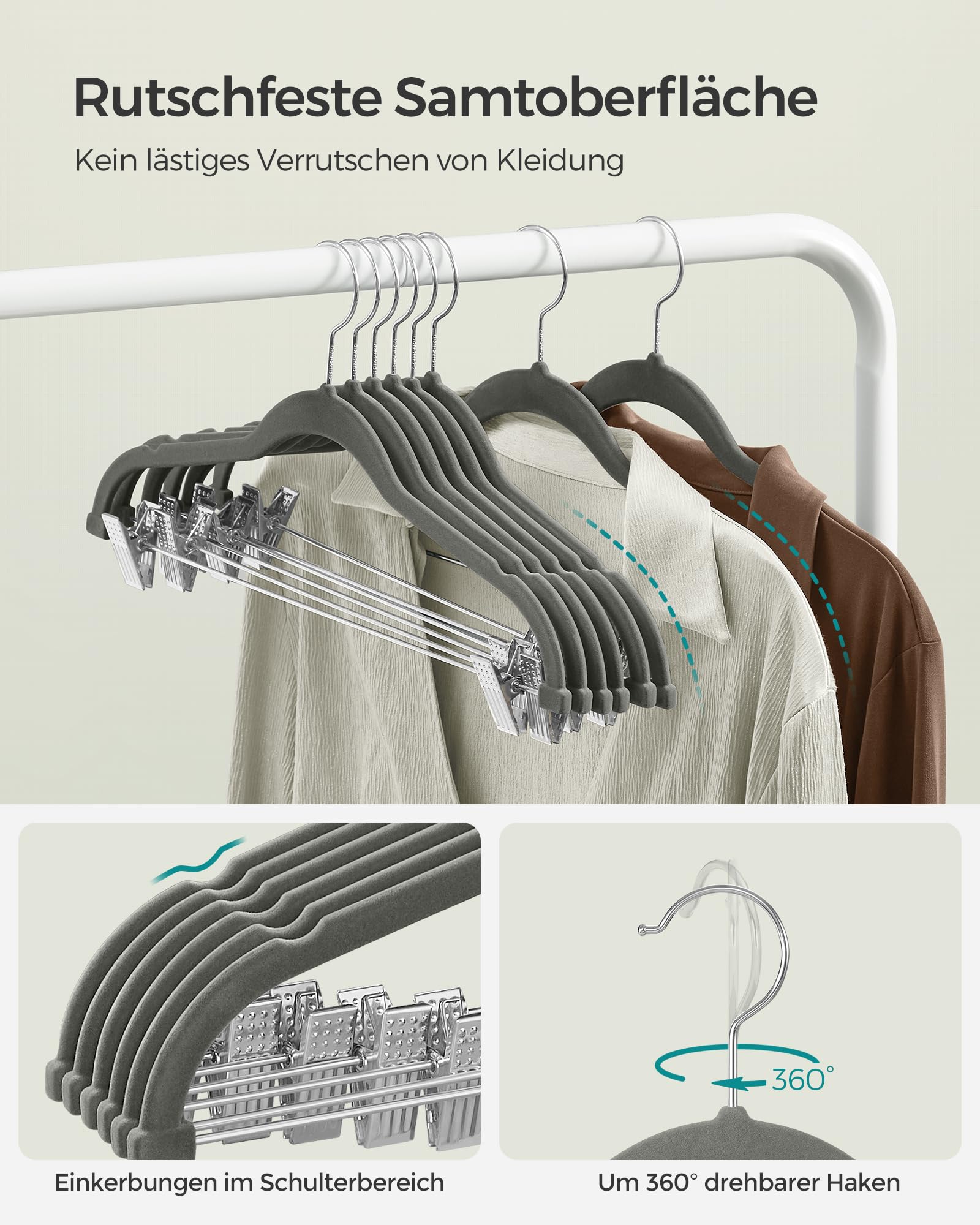 songmics-kleiderb-gel-samt-10er-set-mit-verstellbaren-clips-42-5-cm image 6