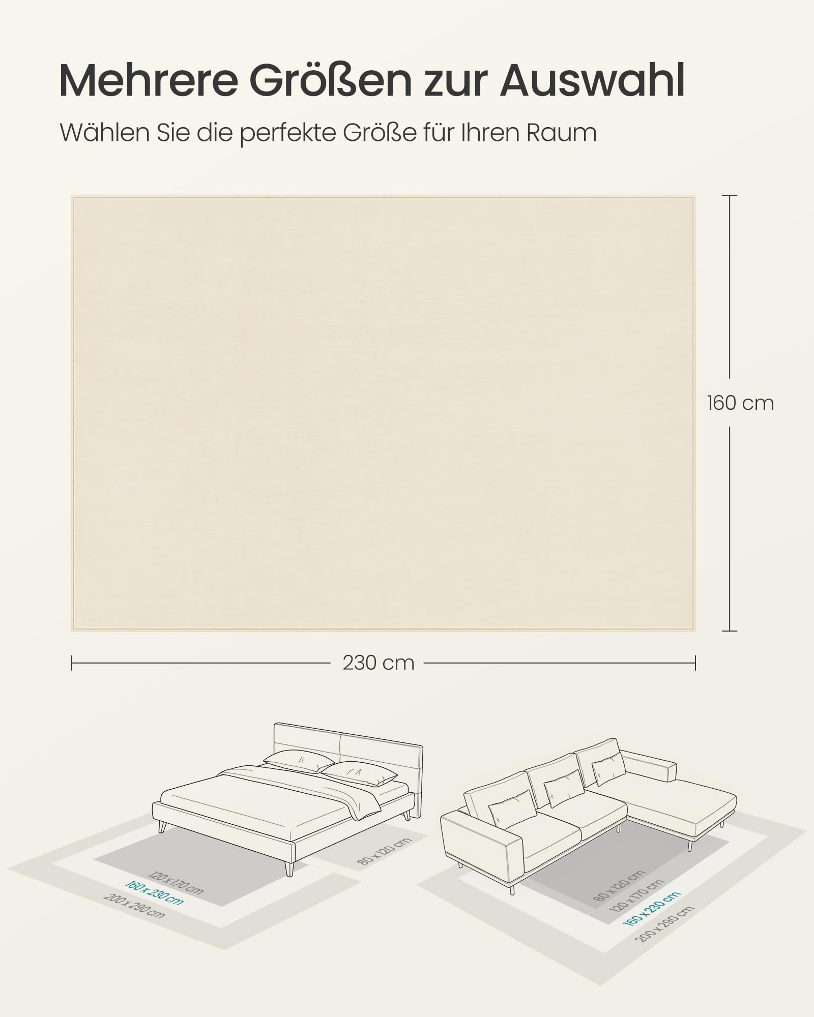 songmics-teppich-tar013lz02-160-x-230-cm-maschinenwaschbar-cappuccinobeige image 2