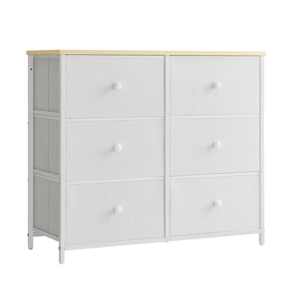 songmics-kommode-6-stoffschubladen-cremewei-eichenfarben-lts323w57 image 1