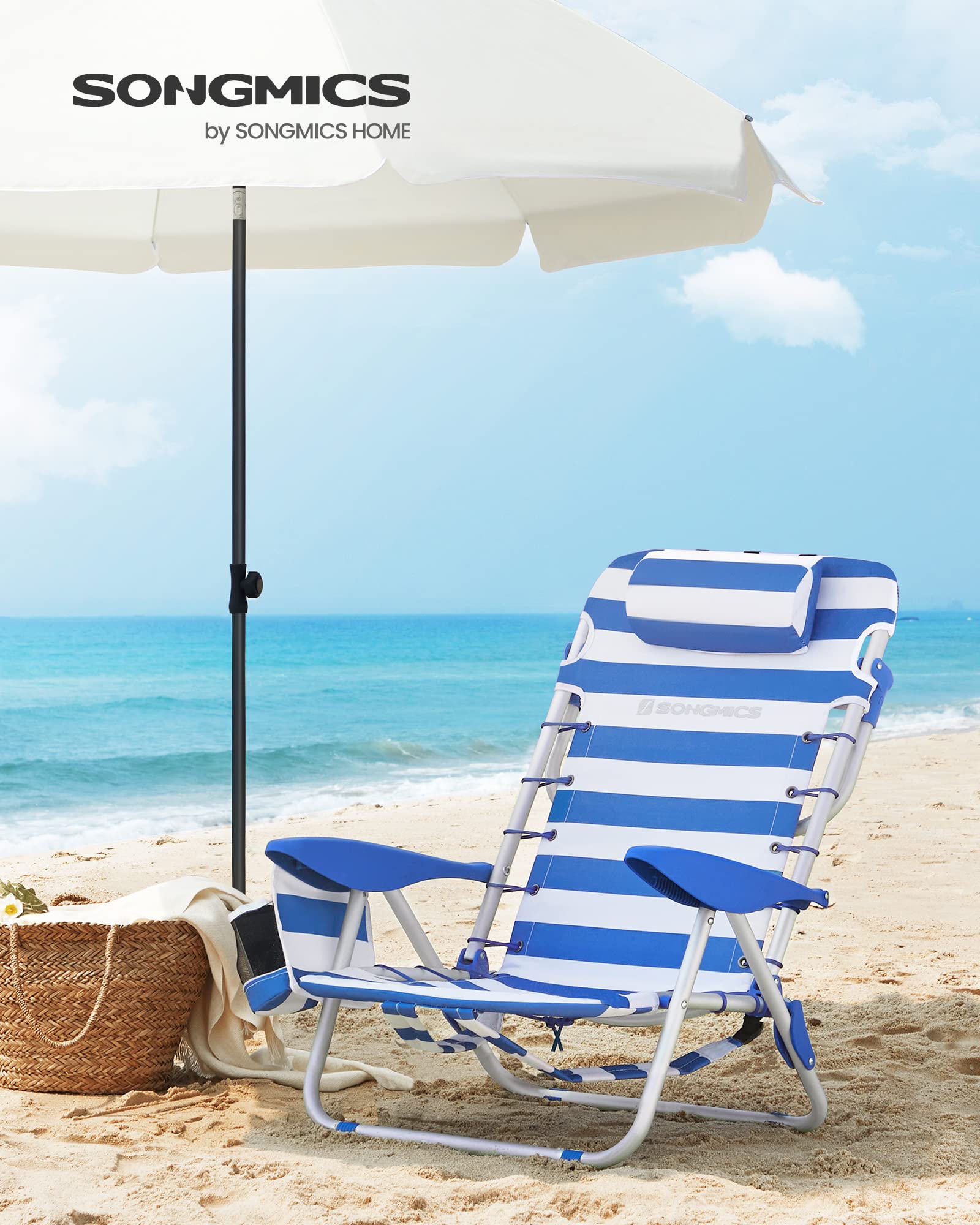 songmics-strandstuhl-campingstuhl-faltbar-blau-wei image 3