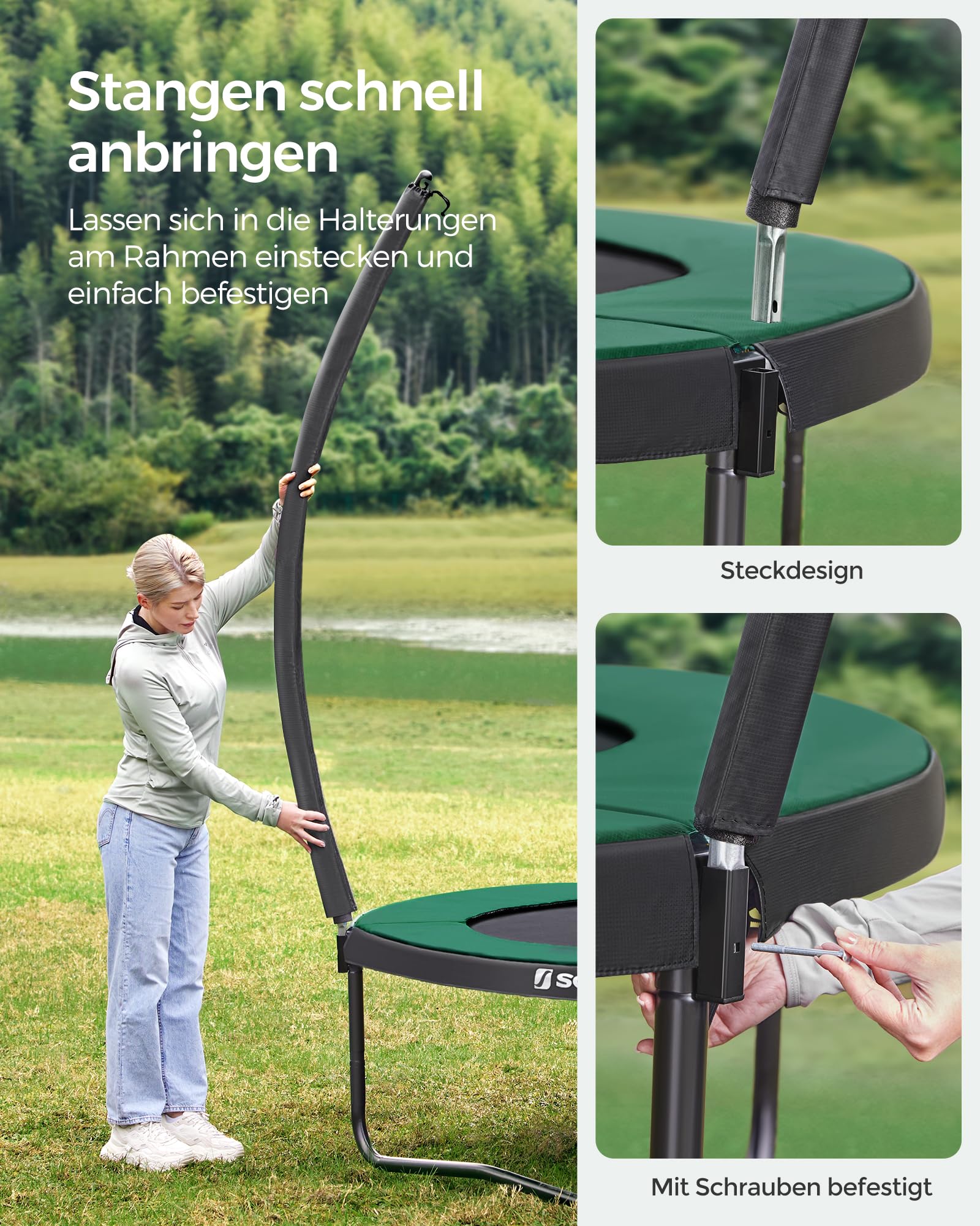 songmics-trampolin-outdoor-244-cm-gartentrampolin-mit-sicherheitsnetz-leiter image 3