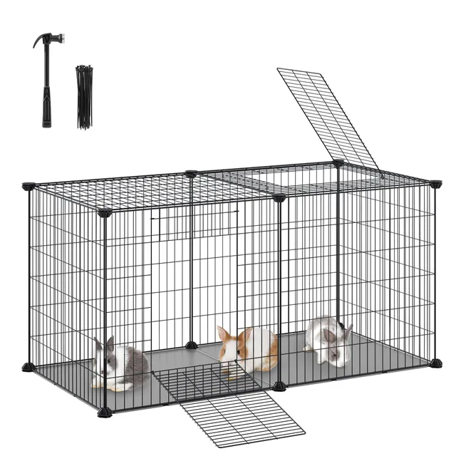 songmics-lpi010b01-kleintierk-fig-xl-102x51x51-cm-schwarz image 1