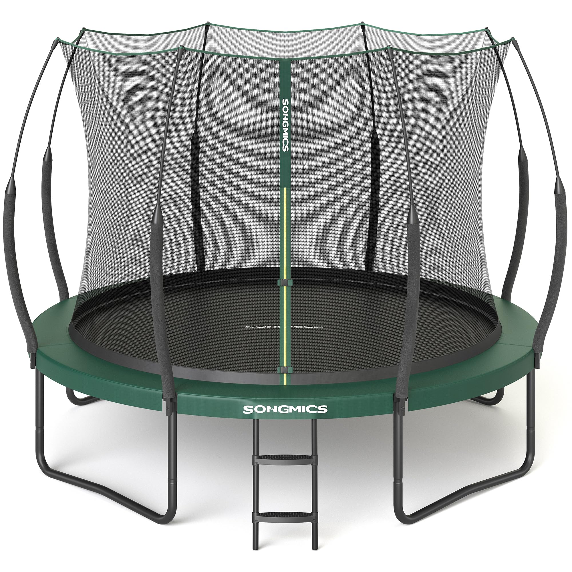 songmics-federloses-trampolin-outdoor-244-cm-mit-sicherheitsnetz image 1