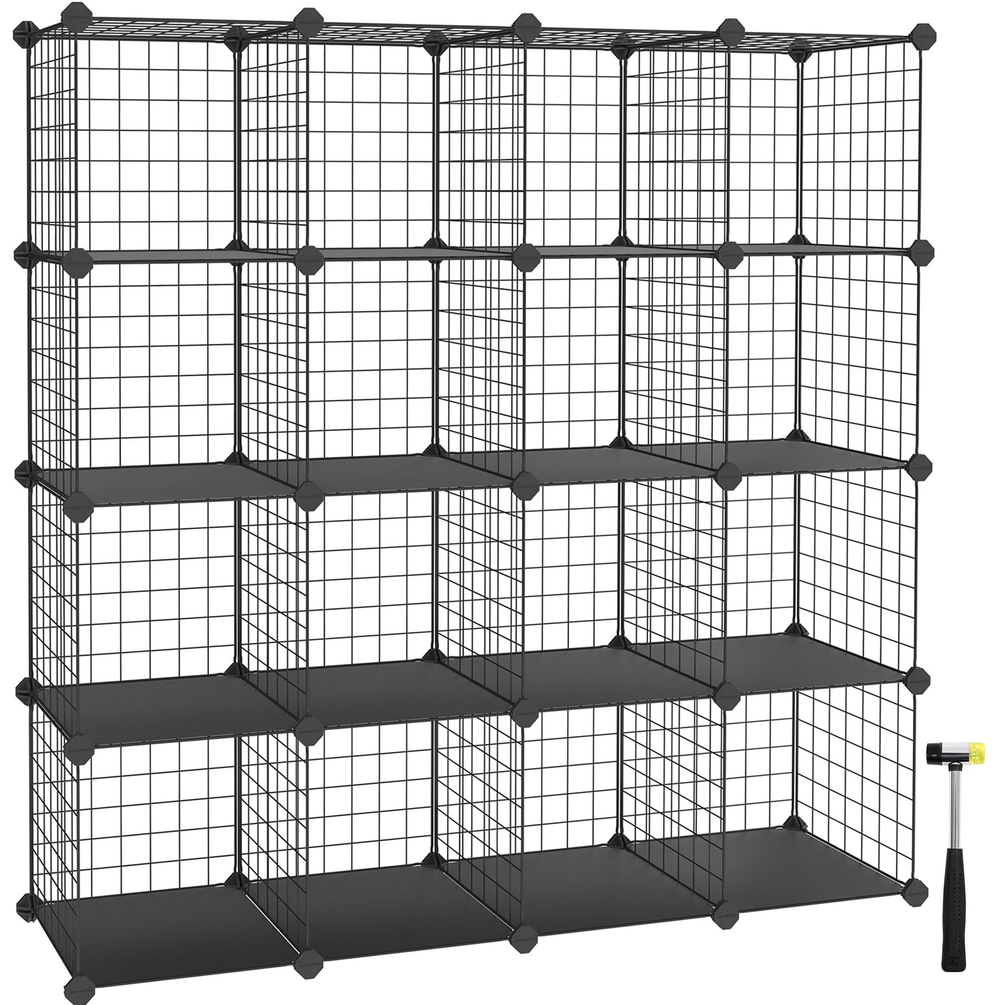 songmics-steckregal-16-w-rfel-lpi44w-metalldraht-wei-diy image 7