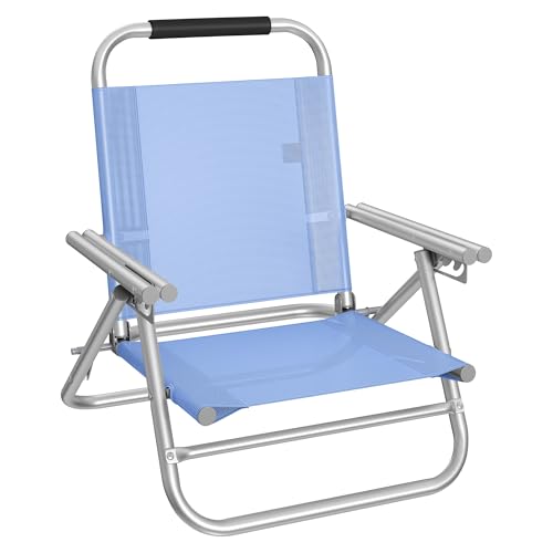 songmics-strandstuhl-tragbarer-klappstuhl-4-stufig-verstellbar-mit-armlehnen image 7