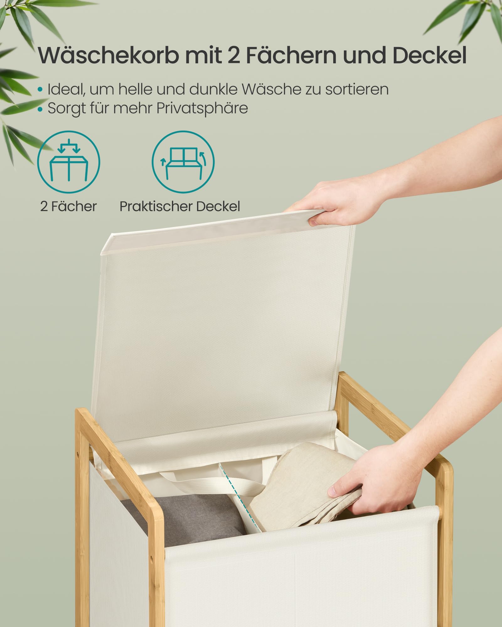 songmics-w-schekorb-100l-2-f-cher-mit-bambusrahmen-abnehmbar image 3