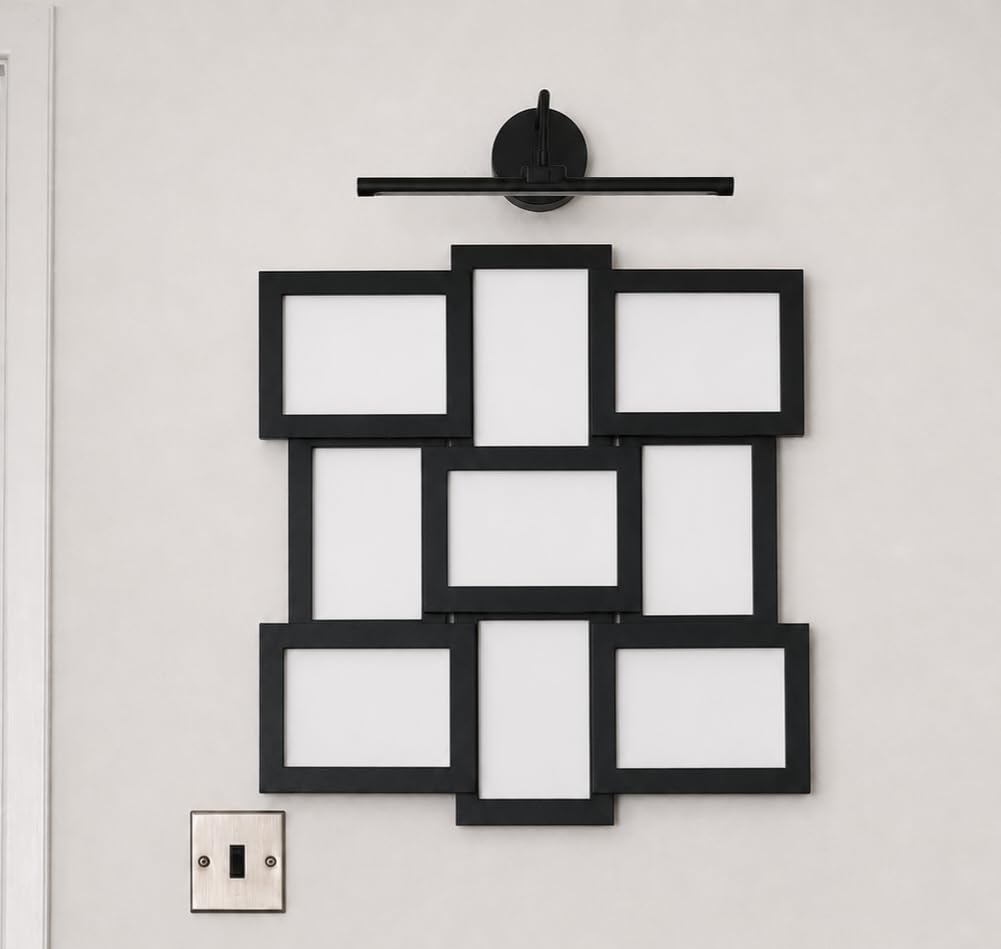 Wohnzimmerwand endlich fertig
