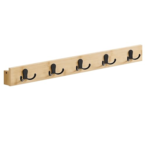 songmics-wandgarderobe-lcr005n01-naturbeige-mit-ablage-5-haken image 8