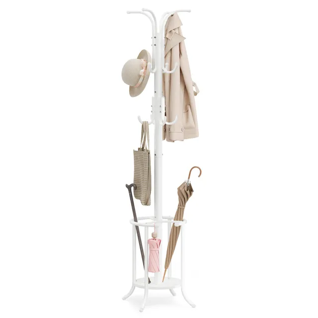 songmics-kleiderst-nder-freistehend-mit-schirmst-nder-12-haken-175-5-cm image 1