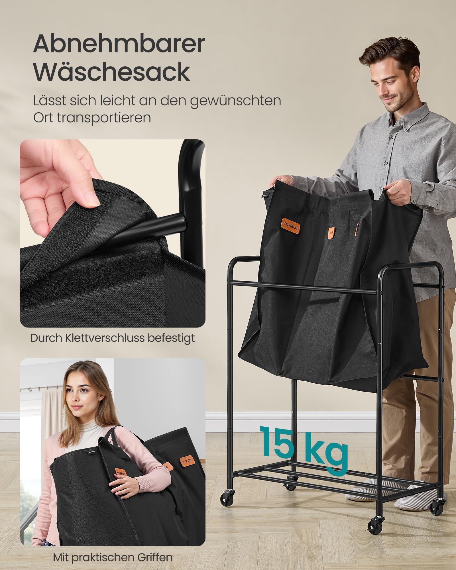 songmics-w-schewagen-rls330b01-mit-rollen-170-l-3-f-cher-tintenschwarz image 6