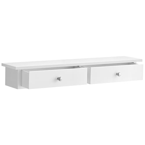 songmics-wandregal-lws65wt-schweberegal-mit-2-schubladen-15-x-65-x-10-cm-wei image 8