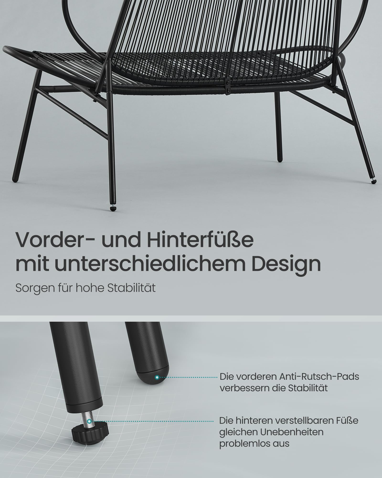 songmics-gartenbank-2-sitzer-pe-rattan-138-5-cm-tintenschwarz-ggf0026b01 image 6