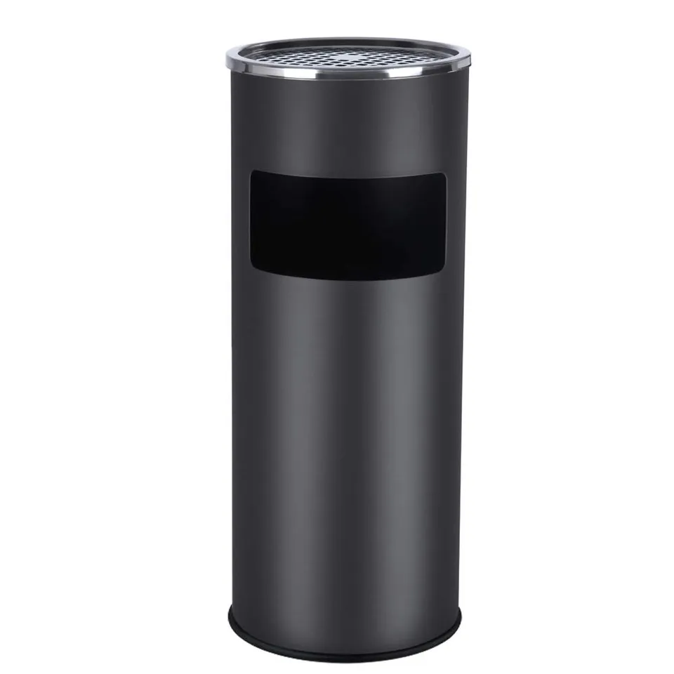 songmics-standaschenbecher-ltb17c-30-l-m-lleimer-mit-aschenbecher-24-5-cm-schwar image 1