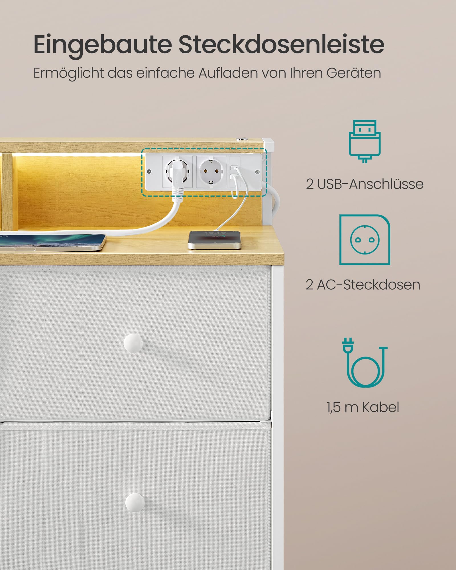 songmics-kommode-9-schubladen-mit-led-114-cm-wei image 7