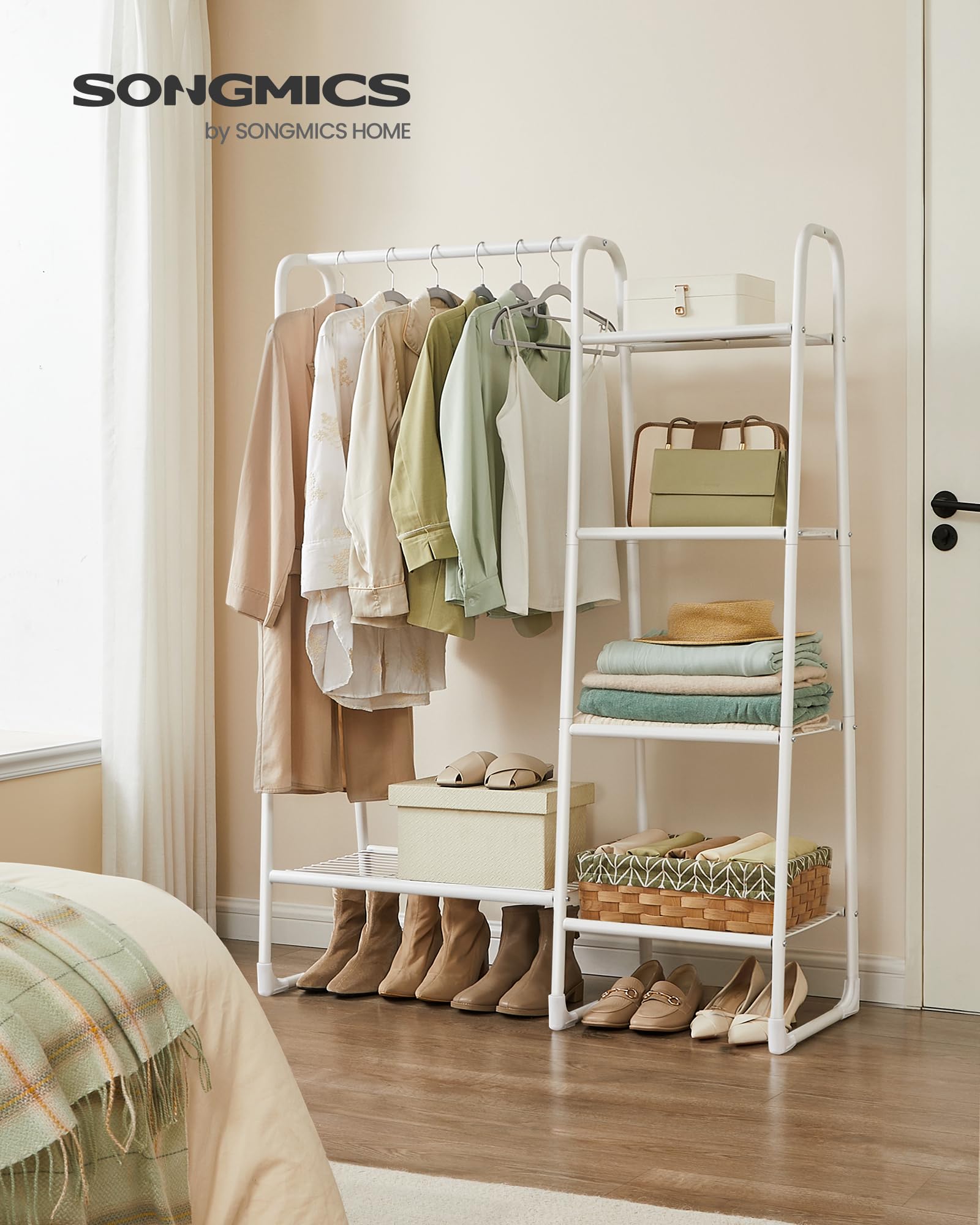 songmics-kleiderst-nder-hsr138w01-mit-5-ablagen-wolkenwei-40-x-101-7-x-153-3-cm image 2