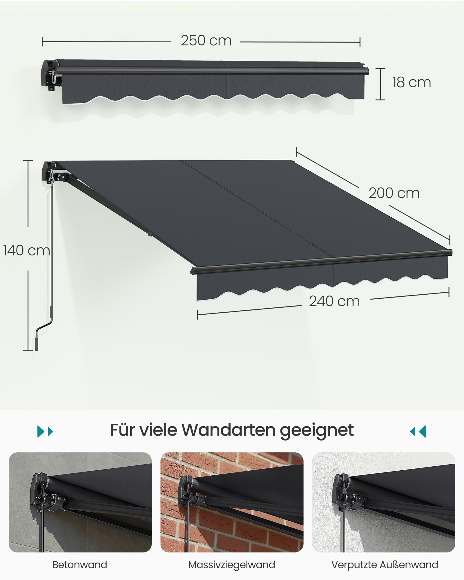 songmics-gelenkarmmarkise-mit-handkurbel-upf-50-250-x-200-cm image 5