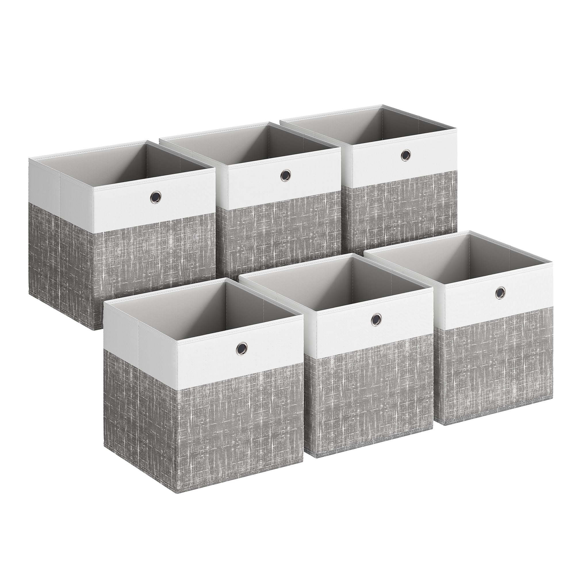 songmics-aufbewahrungsbox-rfb430gm02-6er-set-30x30x30-cm-wolkenwei-schilfgrau image 8
