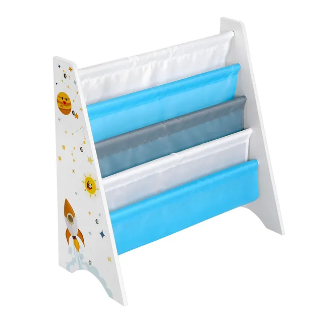 songmics-kinder-b-cherregal-gkr72wt-weltraum-wei-62-5-x-28-x-60-cm image 1