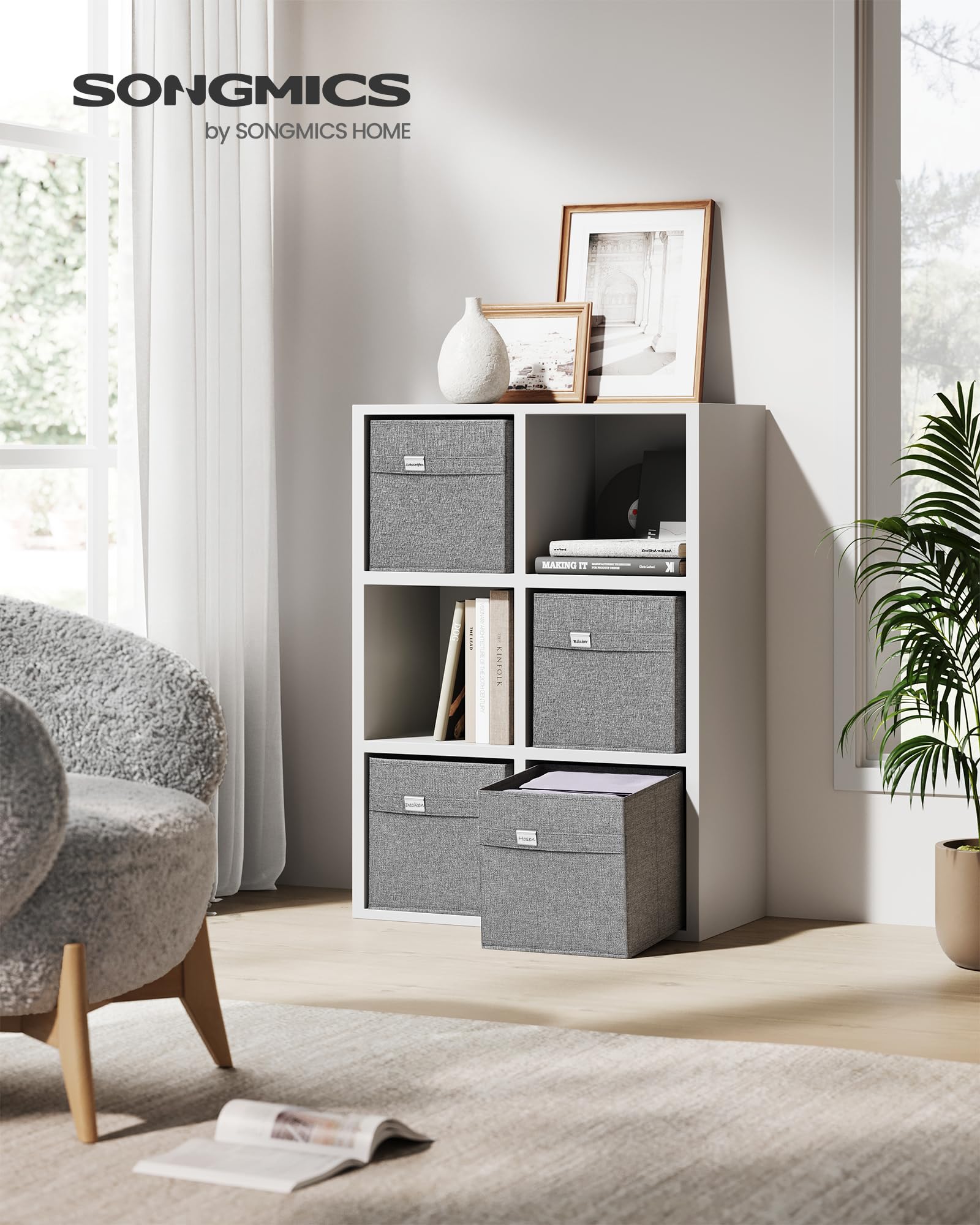 songmics-aufbewahrungsbox-4er-set-30x30x30-cm-taubengrau-rob230g04 image 2