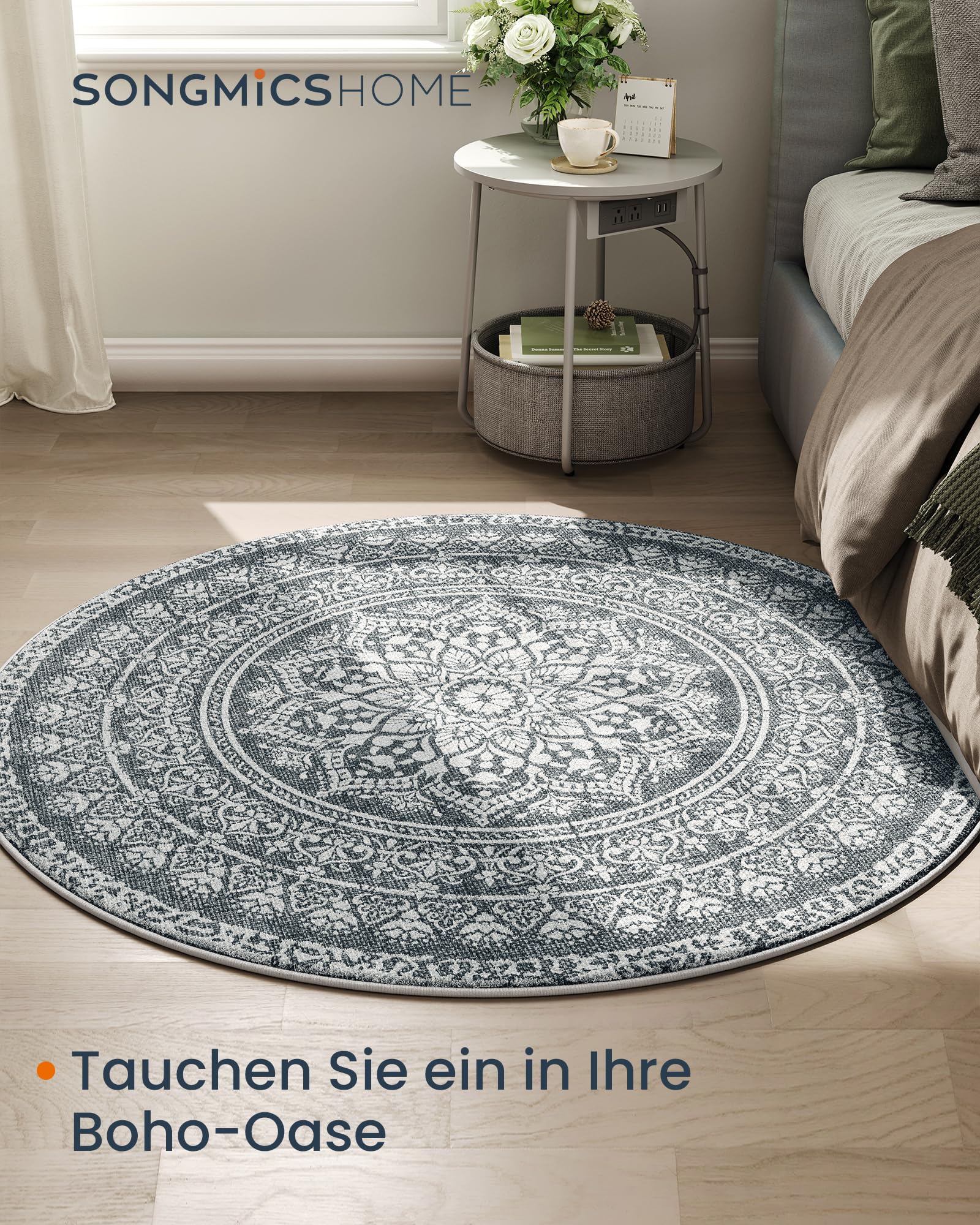 songmics-home-rutschfester-teppich-120-x-120-cm-waschbar-beige image 7