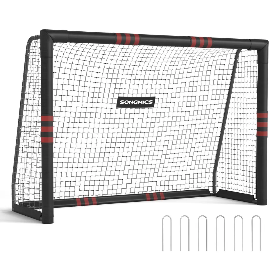 songmics-fu-balltor-outdoor-stahlrohre-pe-netz-garten-strand image 1