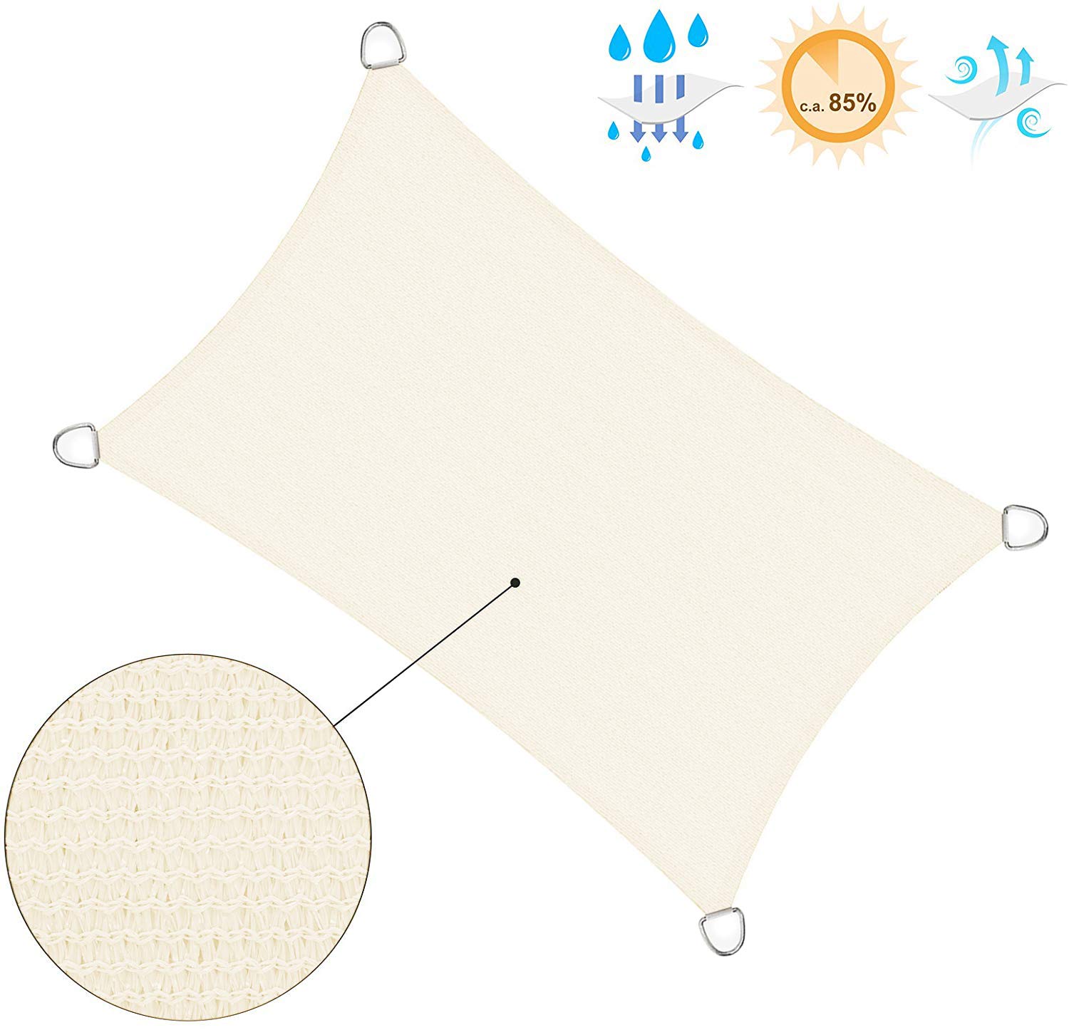 songmics-sonnensegel-2-x-5-m-rechteckig-hdpe-beige-gss25iv image 4