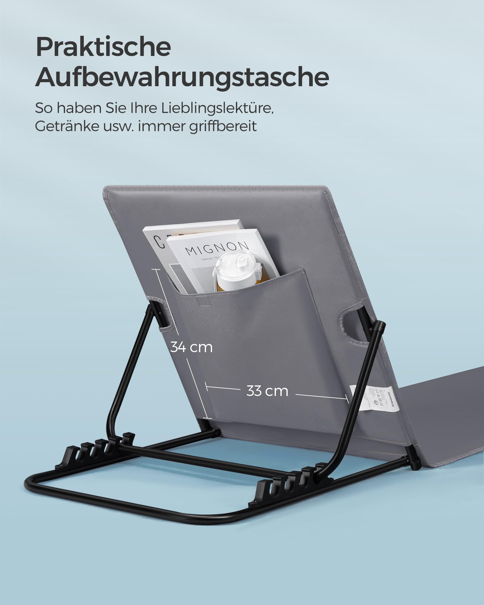 songmics-strandstuhl-gcb251g01-2er-set-campingstuhl-158x55-cm-schiefergrau image 7