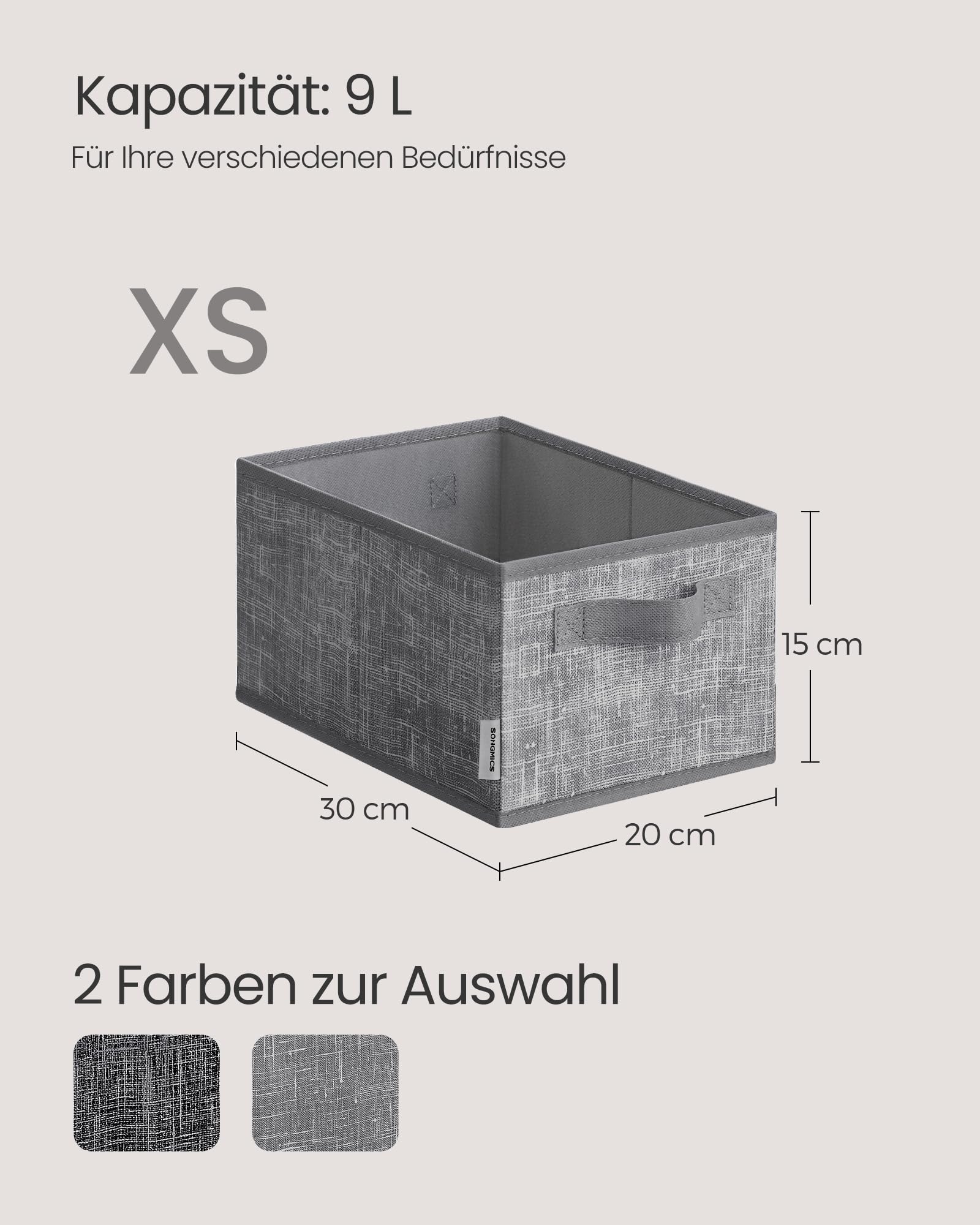 songmics-aufbewahrungsbox-3er-set-30-x-20-x-15-cm-schilfgrau-rob415g01 image 6
