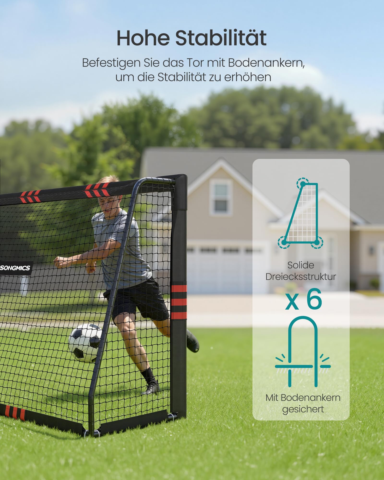 songmics-fu-balltor-outdoor-stahlrohre-pe-netz-garten-strand image 5