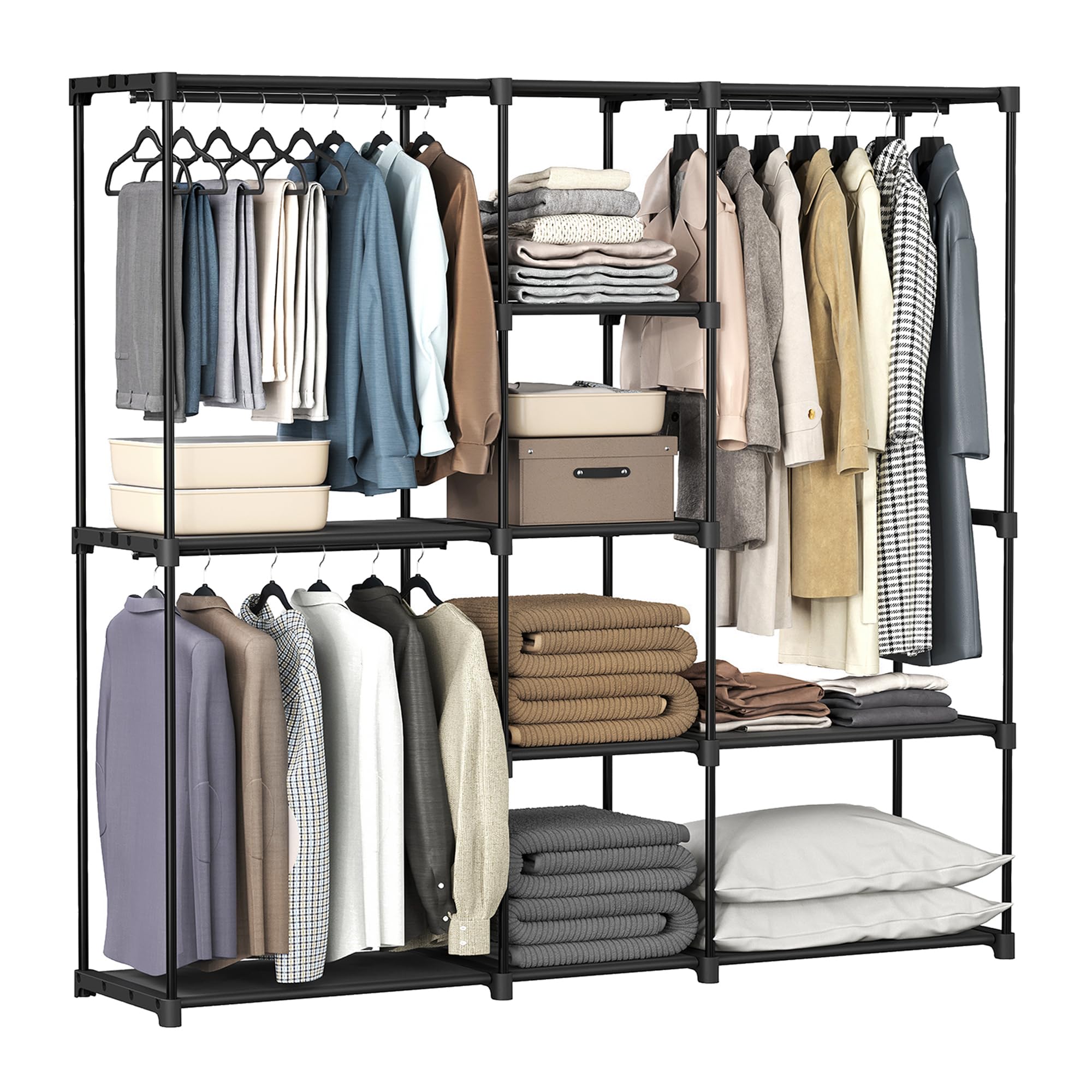 songmics-kleiderschrank-freistehend-182-x-43-x-182-cm-taupe-ryg037r02 image 8