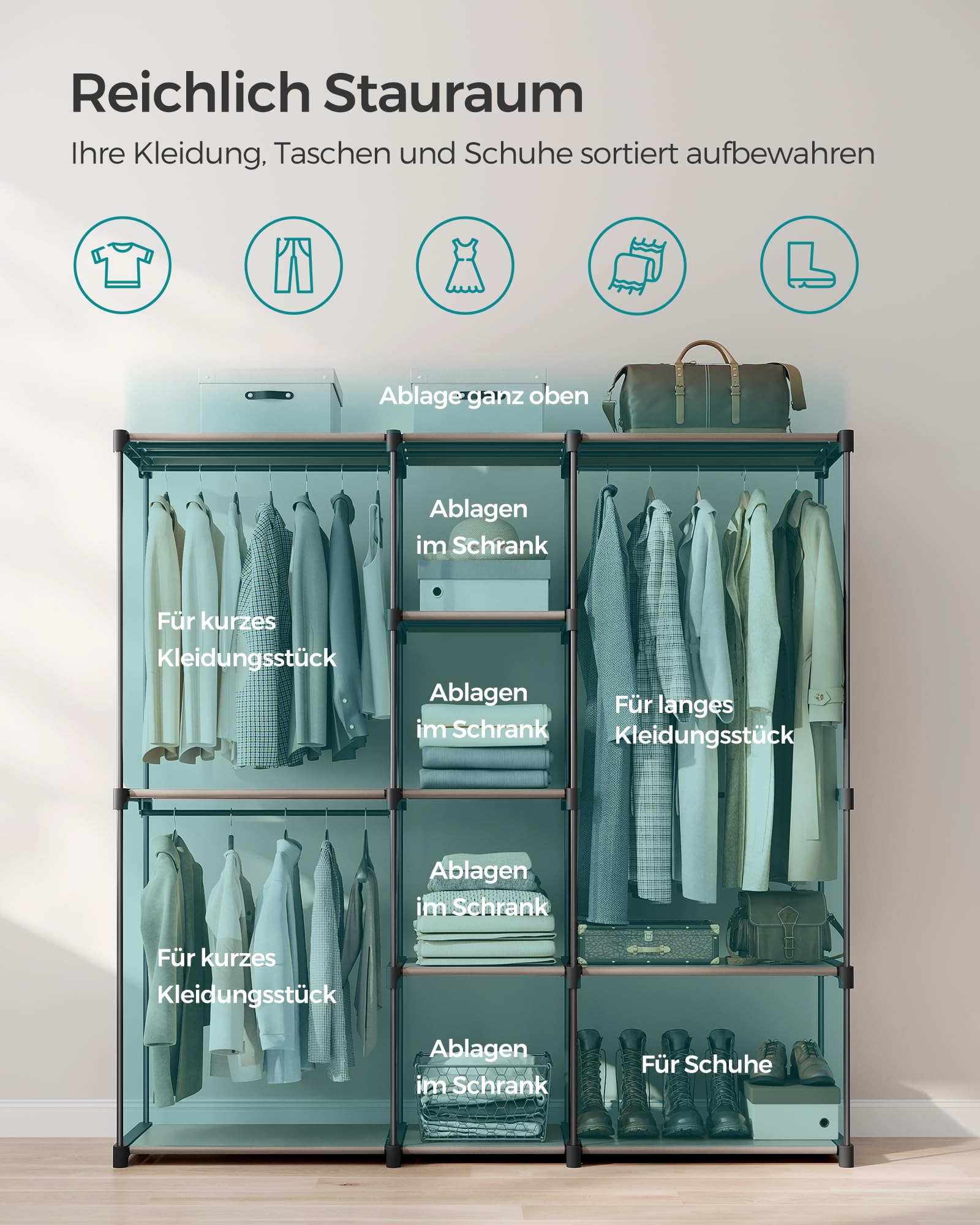 songmics-kleiderschrank-freistehend-182-x-43-x-182-cm-taupe-ryg037r02 image 3