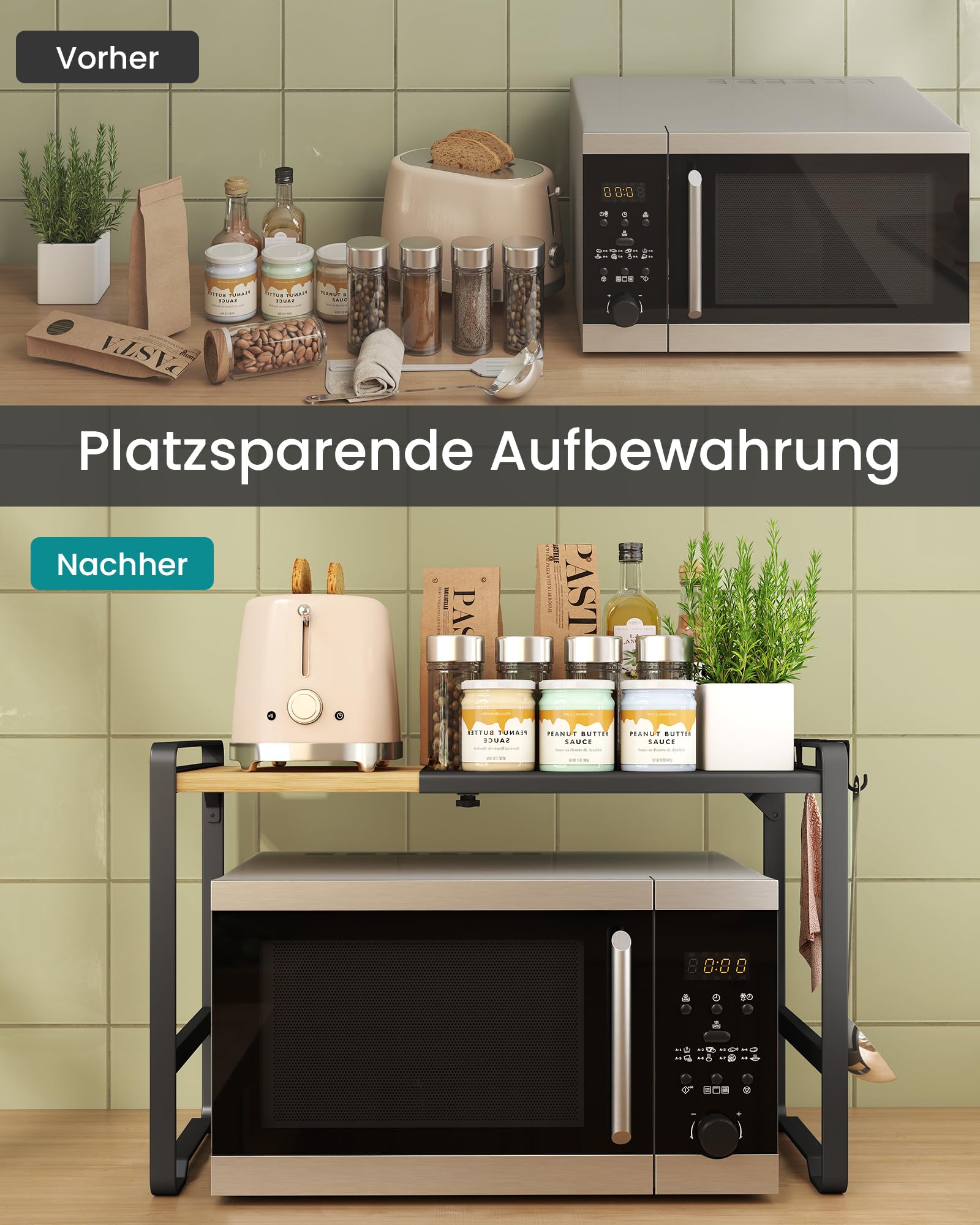 songmics-mikrowellen-regal-kcs060b01-erweiterbar-stahl-bambus image 7