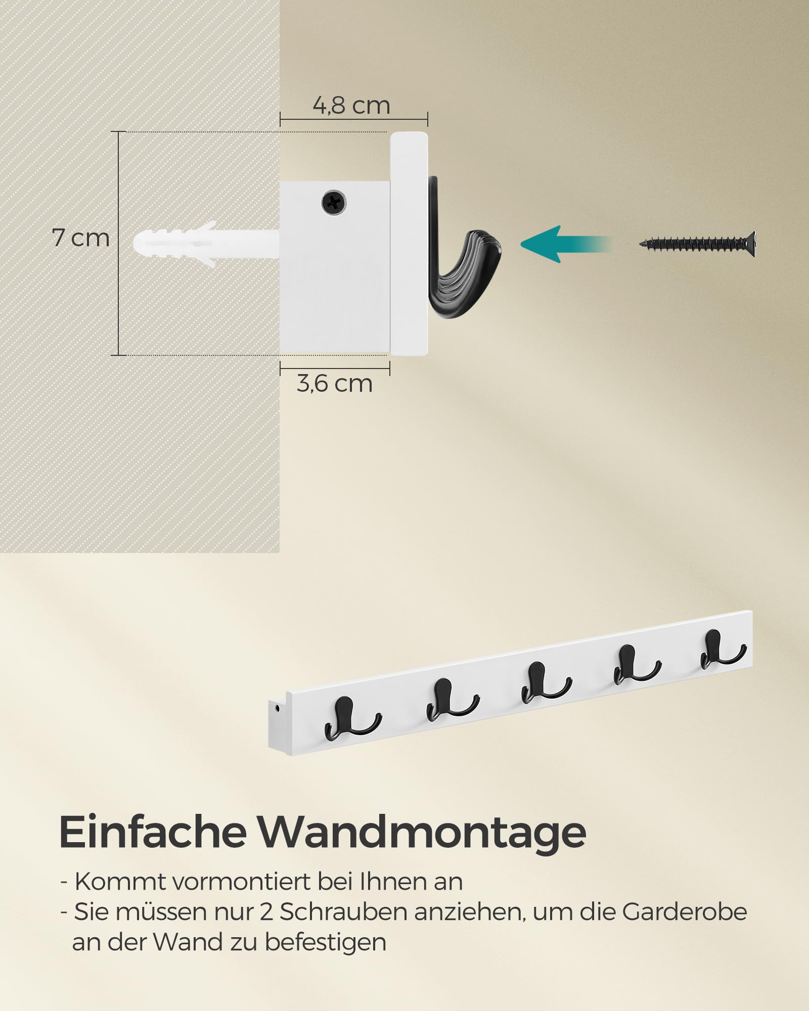 songmics-wandgarderobe-lcr005w01-wolkenwei-mit-ablage-5-haken image 7