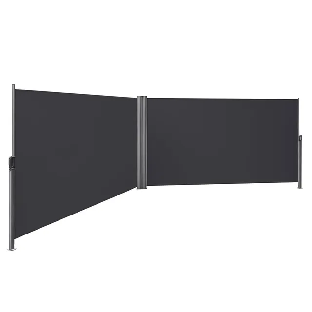 songmics-gsa360g-doppelseitenmarkise-1-8-x-6-m-seitenrollo-anthrazit image 1