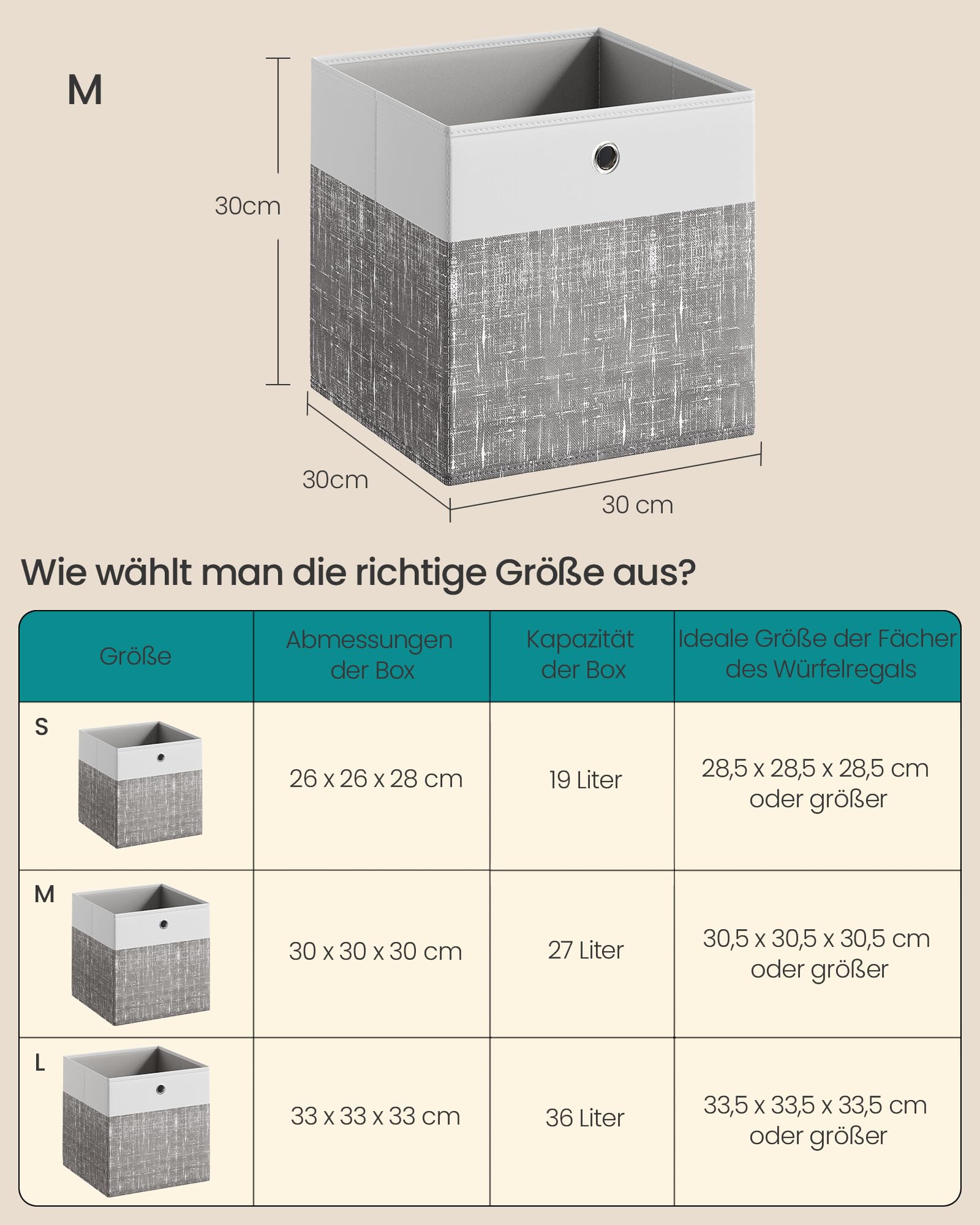songmics-aufbewahrungsbox-rfb430gm02-6er-set-30x30x30-cm-wolkenwei-schilfgrau image 4