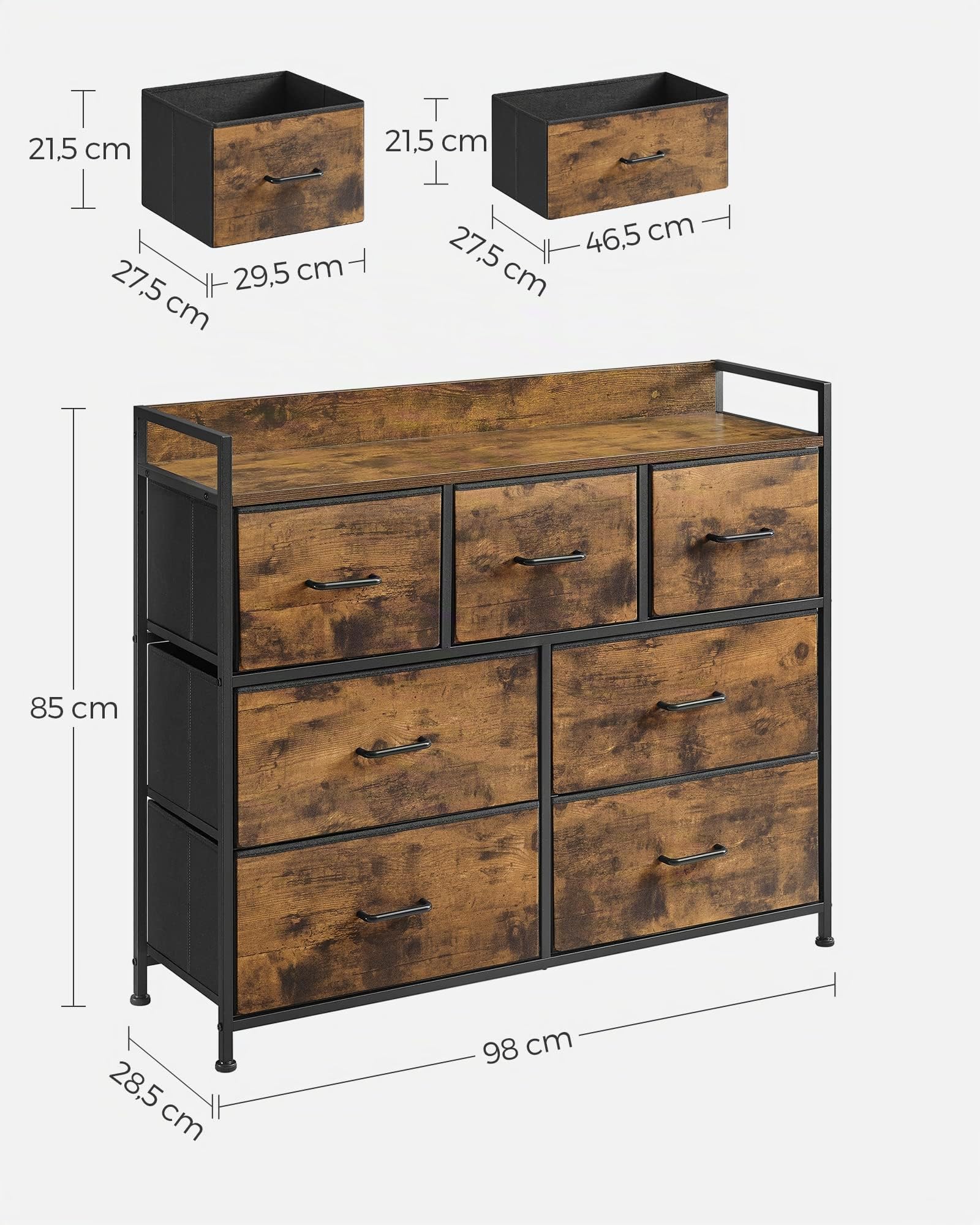 songmics-bellah-kommode-7-stoffschubladen-vintagebraun-lts137bh01 image 3