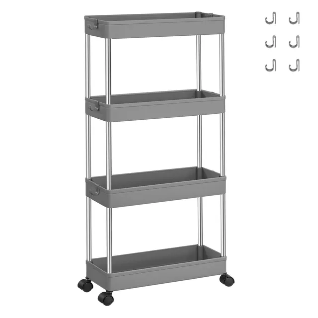 songmics-rollwagen-k-chenwagen-ksc008g01-4-ebenen-grau image 1